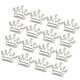 thumbnail image 1 of Unique Shape Paper Clips Metal Stationery Clip School Supplies Clipping 3.6*2.8Cm 24Pcs, 1 of 4