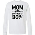thumbnail image 3 of Inktastic Mom of the Birthday Boy with Balloon Long Sleeve T-Shirt, 3 of 5
