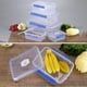 thumbnail image 2 of EeaseMX Loncheras de PP de grado alimenticio de 3 l con cierre hermético, resistentes a altas temperaturas, con hebilla para refrigerador y microondas., 2 of 7