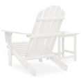 thumbnail image 3 of vidaXL Garden Adirondack Chair with Table Solid Fir Wood White, 3 of 3