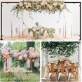 thumbnail image 6 of Over The Table Rod Stand with Clamps Adjustable 46"-100'' Length 29"-55" Height Table Balloon Arch Stand with Storage Bag Metal Decorating Rod for Table Hanging, 6 of 16