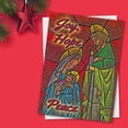 thumbnail image 4 of Stained Glass Nativity Religious Christmas Greeting Cards | 10 Pack Bulk Set (4x6), 4 of 6