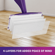 Mopping Pads Refills 24 pcs for Wet Jet Mop Superior Absorption, Suitable for All Hard Surfaces