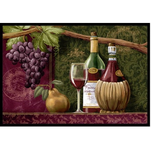 Wine Chateau Roma Doormat by Caroline's Treasures