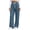 Navy, variant on Women's Jogger Pants With Elastic Drawstring Wasit Pants Waist Multi-Pockets Casual Sweatpants For Active Gym Sessions