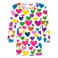 thumbnail image 4 of Shadoumai V-Neck Shirts for Women Cute Love Heart Graphic Valentine's T Shirts Casual Spring Day Tops Tee Blouse, 4 of 4