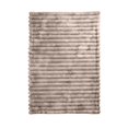 thumbnail image 4 of Taupe Channel Faux Fur Oversized Throw Blanket Soft Thick Ribbed Design Warm Decor Blanket Indoor Daily Use Multi Color Available(90.55*78.74IN), 4 of 4