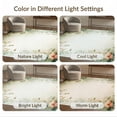thumbnail image 7 of ODIKA 5'x7' Ultra-Soft Area Rug, Circular Watercolor Botanical Vintage Impressionist Field Round None Washable, Bare feet friendly, Silk-Touch for Bedroom Home office, 7 of 7