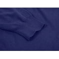 thumbnail image 3 of Krumba Mens Big Tall Sweater Cotton Oversized Long Sleeve Kintted Light Causal Plus Pullovers Slateblue 4XL, 3 of 10