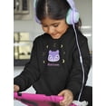 thumbnail image 2 of Storybook Racoon Smiling Face Hoodie Juniors -Image by Shutterstock,  Medium, 2 of 4