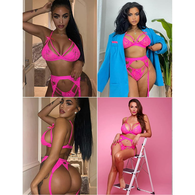RSLOVE Lingerie Woman Lace Bodysuits with Garter Belt Teddy Lingerie for  Women Crotchless Babydoll : : Clothing, Shoes & Accessories