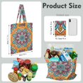 thumbnail image 2 of Zen Sac d'Épicerie Réutilisable Mandala Mystique - Durable et Écologique, Grande Capacité, 2 of 6