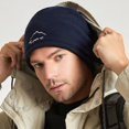 thumbnail image 3 of Winter Ski Hat for Men Outdoor Cap Polar Fleece Double-sided WIndproof Warm Hat, 3 of 3