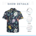 thumbnail image 7 of High Quality Hawaiian Shirts for Men Short Sleeve Aloha Beach Shirt Floral Summer Casual Button Down Shirts Blouses KMDKBF, 7 of 7