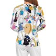 thumbnail image 4 of Adventure Time Women's Pajama Top 3D Digital Print Sleepwear Trendy Crewneck Pullovers Long Sleeve Shirts XS, 4 of 8