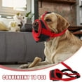 thumbnail image 3 of FENGGUIQU Muzzle De Tela Para Perro Pequeño Con Ajuste Cómodo Que Mordeduras Y Ruidos Excesivos, 3 of 7