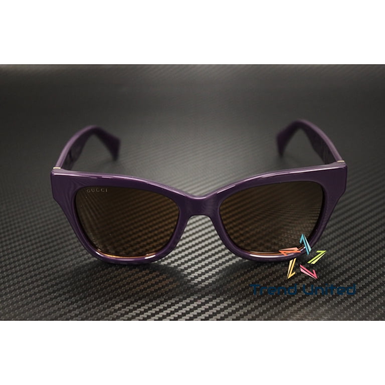 GUCCI GG1133S 002 Cat Eye Injection Violet Brown 52 mm  display picture 3
