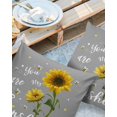thumbnail image 2 of Farm Sunflowers with You Are My Sunshine Outdoor Pillow Covers Set of 2, Decorative Waterproof Throw Pillow Case, Grey Cotton Linen Soft Cozy Cushion Pillowcases, 2 of 6