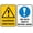 Warning Sign 4, variant on Hazardous Gas Ventilate Before Entry Caution Sign - 8"x12" Vintage Metal Warning Sign for Home Farm Bar Coffee Shop Club, Gas Zone, Ventilation Requirement