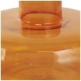thumbnail image 6 of DecMode 12", 10", 7"H Round Orange Glass Vase with Varying Shapes and Sizes, Set of 3, 6 of 17