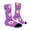 Purple, variant on 67 socks Funny Slang Print Crew Socks For Big K'ids B'oys And Girls Novelty Casual Long Socks For School Teen Youth