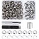 thumbnail image 1 of Kit de herramientas para ojales con ojales, 14 mm, 100 juegos de ojales con 3 herramientas para ojales y caja de almacenamiento para lona, 1 of 5