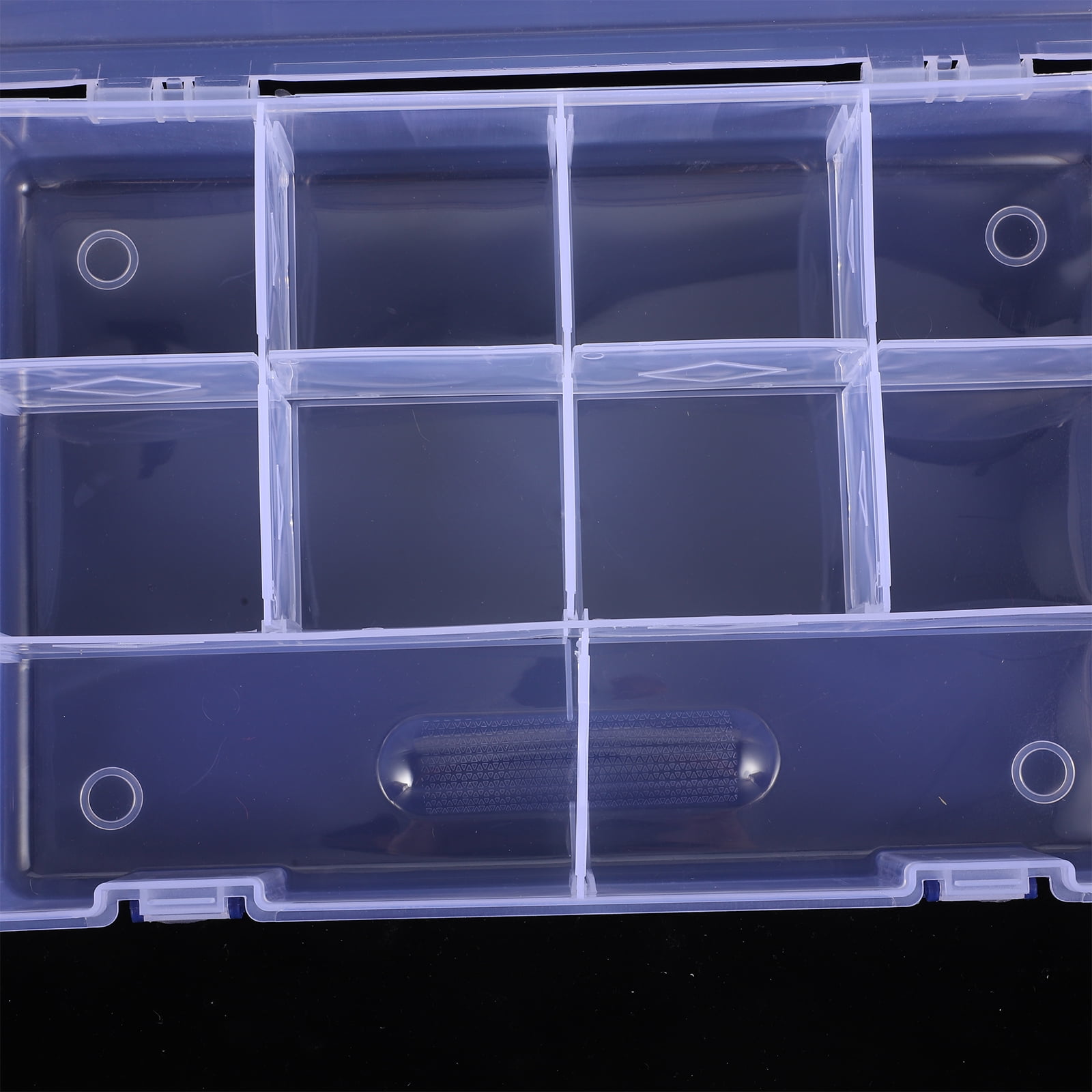Tersarium 2pcs Pencil Case Clear Organizer Box Clear Box Organizer Clear Jewelry Box Organizer