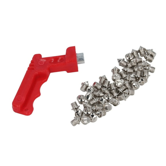 Golf Shoe Spikes, Track Spikes Carbon Steel with Spike Wrench for Sports
