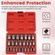 thumbnail image 4 of 25 Pieces Screw Extractors Hex Shank Imperial Screw Remover Tool for Damaged Screws Bolts Extractor T, 4 of 5