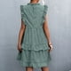 thumbnail image 4 of Vestido De Mujer Vestido De Una Pieza Vestido De Verano Vestido Sin Mangas Vestido De Cuello Redondo Vestido De Mujer Estampado Floral Volantes Cuello Redondo Vestido De Una Pieza ANGGREK Otros, 4 of 5