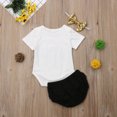 thumbnail image 4 of Gupgi Bébé Fille Tenue 3PCS Ensemble Manches Courtes Arc PP Shorts Bandeau, 4 of 6