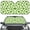 Shamrock, variant on FORUDESIGNS Frog Sunflower Butterfly Pattern Car Windshield Sun Shade Thickened Windshield Dash Protector, Vehicle Dashboard Shield Car Interior Sun Protection (57.1 x 27.4 inch)