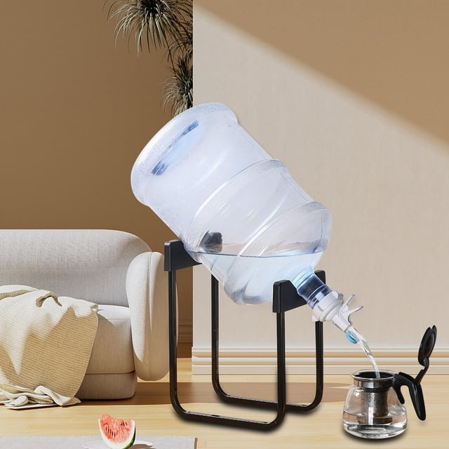 Soporte para jarra de agua, organizador de botellas de agua, cuna de Metal de escritorio, dispensador de bebidas, soporte para botella de agua para 30 cm 265 cm perfecl Soporte para jarra