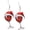 Style B, variant on Zephyriana Cute Christmas Red Wine Glass Earrings Funny Christmas Hat Lightweight Acrylic Dangle Drop Earring for Women Xmas New Year Holiday Party Jewelry Gifts
