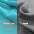 thumbnail image 2 of 10x10 FT Patio Cantilever Umbrella with Base Outdoor Large Square Tilting Offset Umbrellas for Poolside Deck (Turquoise Blue, 10x10 FT), 2 of 7