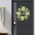 thumbnail image 5 of Front Door Wreath Hydrangea Door Wreath Farmhouse Seasonal Garland Flower Blossom Wreaths door Wall Wedding Arch Gift, 5 of 8