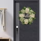 thumbnail image 5 of Corona de puerta delantera, coronas de flores de hortensias para decoración de inauguración de la casa, 5 of 9