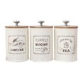 thumbnail image 2 of jifeng 3-Piece Kitchen Canister Set - Coffee, Sugar, And Tea Storage Container Jar With, 2 of 8