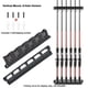 thumbnail image 1 of Luya Rod rack caña de pescar estante de almacenamiento estante de la barra colgante de pared Barra de pesca titular de la pared colgante, 1 of 6