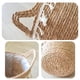 thumbnail image 5 of Cesta de algas marinas con asas para decoración del hogar, habitación y pared, cesta tejida para almacenamiento, 17 cm de diámetro x 16 cm de alto., 5 of 5