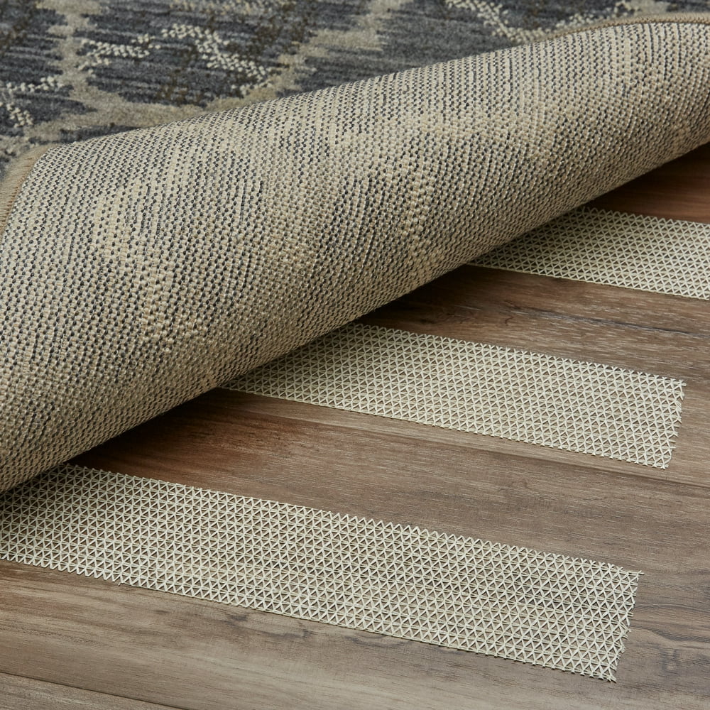 Mohawk Home Rug Pad Accessories Rug Gripper Tape Area Rug Scatter, 0'10"x1'8", White Walmart