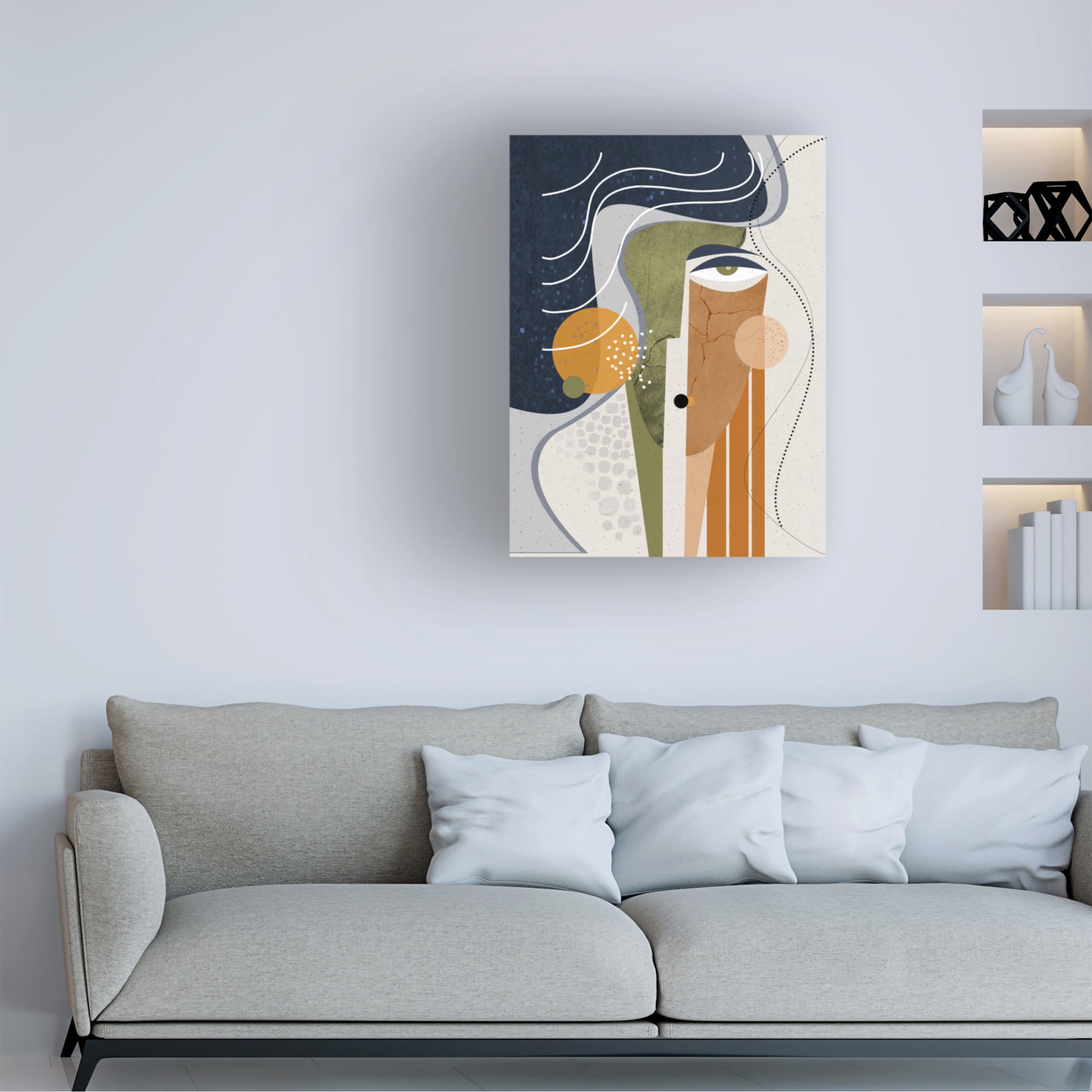 Canvas Wall Art - Ishita Banerjee 'Aura' Wall Art for Living Room, Bedroom, or Office Décor by Trademark Fine Art - 24 x 32 Inches