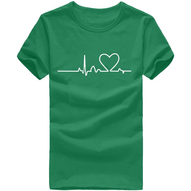 Unisex T-shirt Printed Pattern Casual Fashion Soild Color Short Sleeve Tops