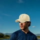 thumbnail image 5 of Gorra de malla transpirable para hombres y mujeres, gorra de béisbol con circunferencia ajustable, sombrero para el sol para deportes al aire libre, sombrero de tela de malla., 5 of 6