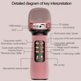 thumbnail image 4 of LSLJS Handheld Portable Karaoke Machine Home KTV Player with Record Function Home Party Birthday All Smartphones, Mic S-Peaker, 4 of 6
