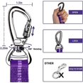 thumbnail image 2 of Correa para perros Yashi retráctil reflectante resistente 4 a 6 pies color morado, 2 of 4