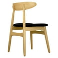 thumbnail image 3 of Aron Living Lulu Faux Leather Dining Chair in Black, 3 of 4
