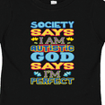 thumbnail image 4 of Inktastic Autism God Says I'm Perfect Boys or Girls Toddler T-Shirt, 4 of 5