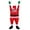 B, variant on Dserhfy Large Christmas Santa Claus Ornaments Cute Climbing Santa Hanging Decoration for Outside Roof Window Wall Decor