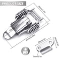 thumbnail image 2 of PCS Stainless Steel Spring Lever Latch Tension Lock Toggle Tension Latch Box Lock Lever Lock for Suit Drawer Tool Box Medical Box, 2 of 5